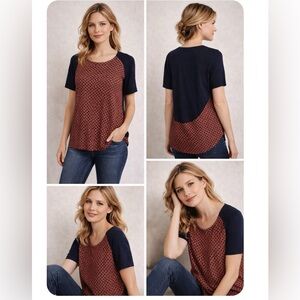 Anthropologie Canary Short Sleeve Top
